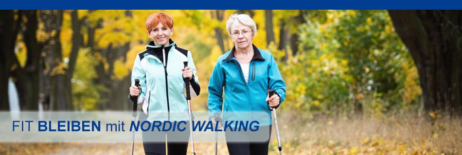 Fit bleiben mit Nordic Walking